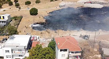 Otluk alanda çıkan yangın söndürüldü