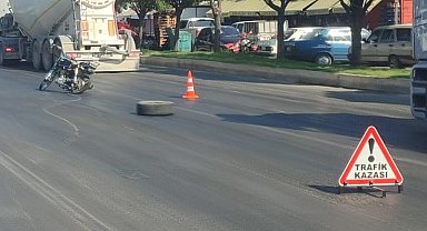 Otomobil ile motosiklet çarpıştı: 1 ölü, 1 yaralı