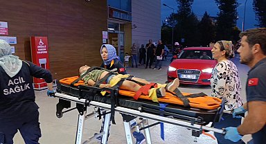 Otomobilin çarptığı bisikletli çocuk ağır yaralandı