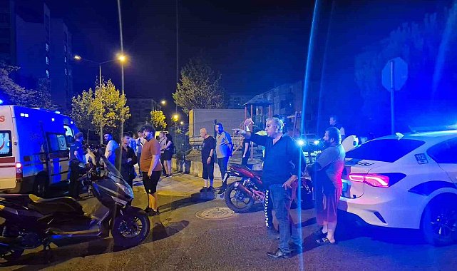 Otomobille çarpışan motosiklet devrildi: 1 yaralı