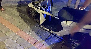 Otomobille motosiklet çarpıştı: 1 yaralı