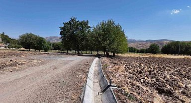 Palu'da sulama suyu tesisi tamamlandı