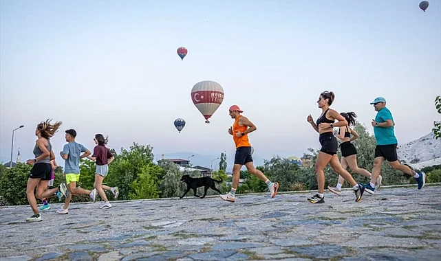 Pamukkale'de tarihi maraton heyecanı