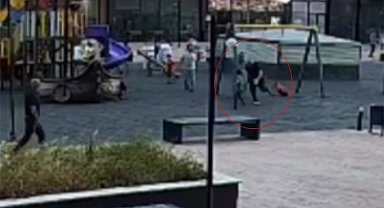 Parkta oynayan çocukları yerden yere vuran şahıs serbest kaldı