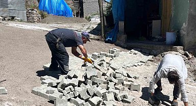 Posof'ta yol yapım çalışmaları sürüyor