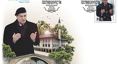 PTT AŞ'den İzetbegoviç'e özel pul