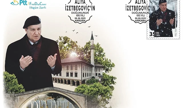 PTT AŞ'den İzetbegoviç'e özel pul