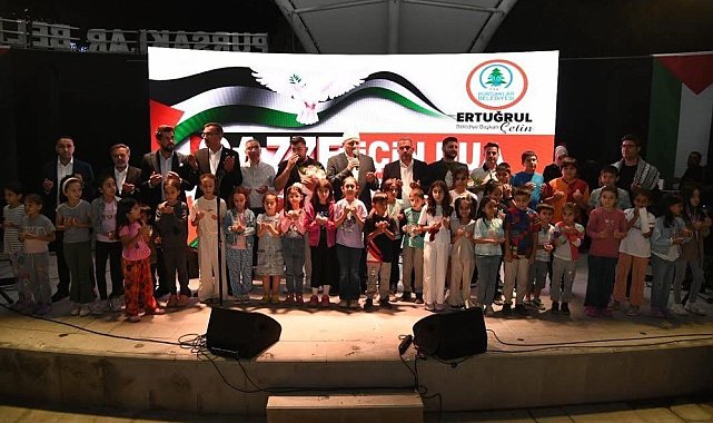 Pursaklar Belediyesi'nden Gazze'de yaşananlar için dua ve ilahi programı