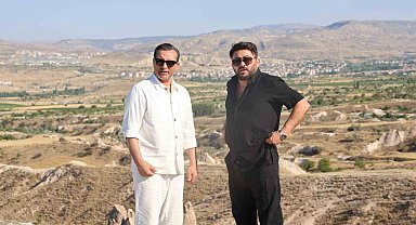 Rafet El Roman Kapadokya'da klip çekti