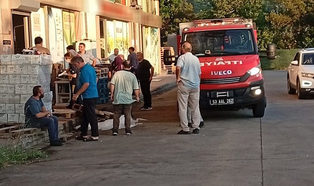 Rize'de yük asansörüne sıkışan şahıs hayatını kaybetti