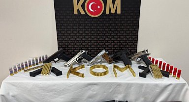 Ruhsatsız silah kullananlara operasyon, 2 gözaltı