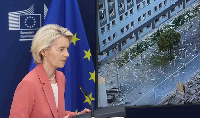 Rusya'nın Kiev'e saldırısında AB binasının yakınına 2 füze isabet etti
