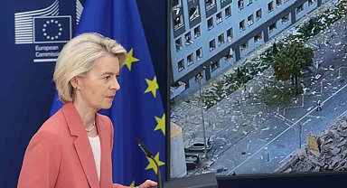 Rusya'nın Kiev'e saldırısında AB binasının yakınına 2 füze isabet etti