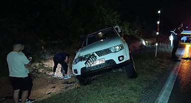 Sağanak yağış kazayı beraberinde getirdi: 2 yaralı