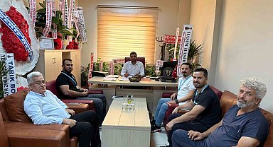 Sağlık-Sen heyeti Silopi Devlet Hastanesi Müdürü ile bir araya geldi