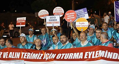 Sağlık-Sen'den 81 ilde '112' dakikalık oturma eylemi