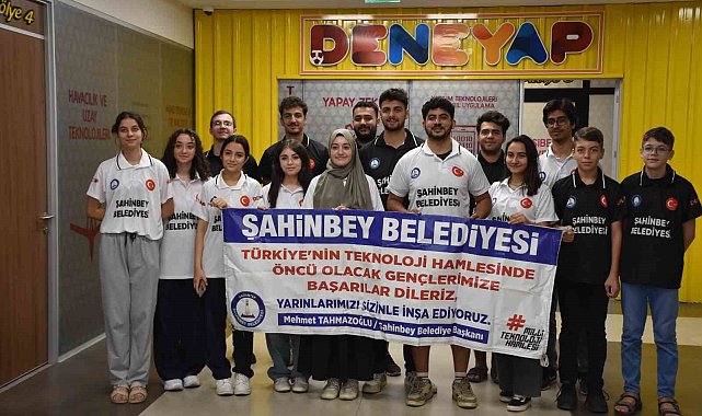 Şahinbey Belediyesi destekli takımlar TEKNOFEST finallerinde