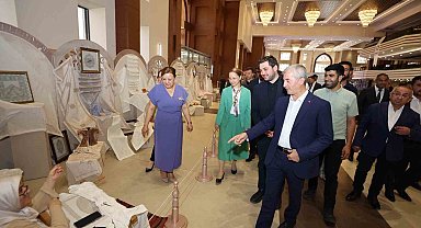 Şahinbey Belediyesi yaz okulu kursiyerlerinin el emeği sergisi açıldı