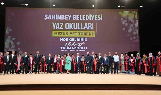 Şahinbey Belediyesi yaz okulu mezuniyet töreni düzenlendi