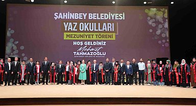 Şahinbey Belediyesi yaz okulu mezuniyet töreni düzenlendi