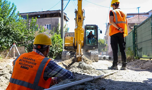 Sakarya Adapazarı'na 3 bin metrelik yeni yağmursuyu hattı