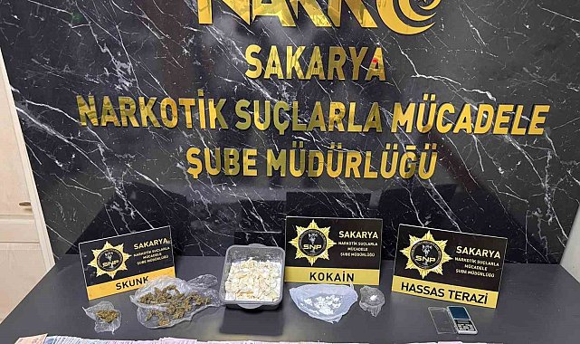 Sakarya'da 1 kilo kokain ele geçirildi: 1 tutuklama