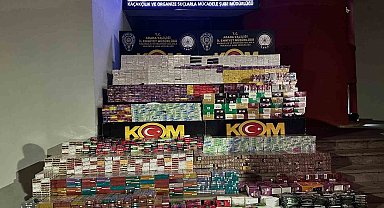 Saman yüklü tırdan 3 milyon TL'lik gümrük kaçağı sigara çıktı