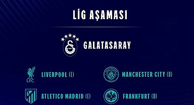 Şampiyonlar Ligi'nde Galatasaray'ın rakipleri belli oldu
