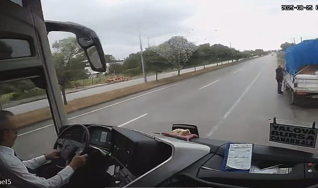 Samsun'da 2 kişinin öldüğü otobüs kazasının dehşet görüntüleri ortaya çıktı