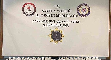 Samsun'da 5 bin adet sentetik ecza ele geçirildi