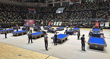 Samsun'da bilardo şöleni