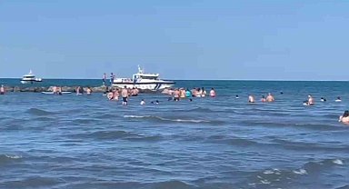 Samsun'da boğulma tehlikesi geçiren genç baygın halde hastaneye kaldırıldı