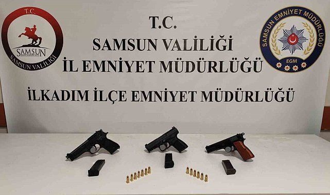 Samsun'da düğünde tabancayla ateş açan 2 kişi yakalandı