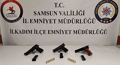 Samsun'da düğünde tabancayla ateş açan 2 kişi yakalandı