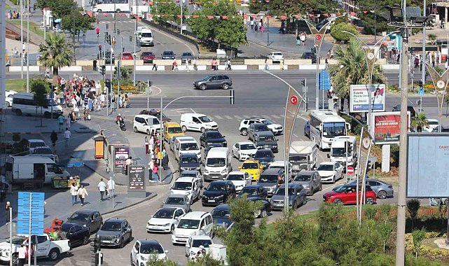 Samsun'da motorlu kara taşıt sayısı bir yılda 40 bin 939 arttı