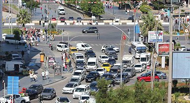 Samsun'da motorlu kara taşıt sayısı bir yılda 40 bin 939 arttı