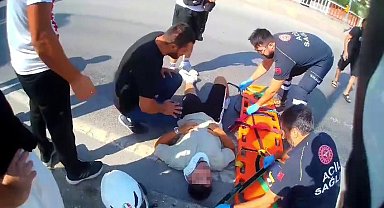Samsun'da motosikletler çarpıştı: 2 yaralı