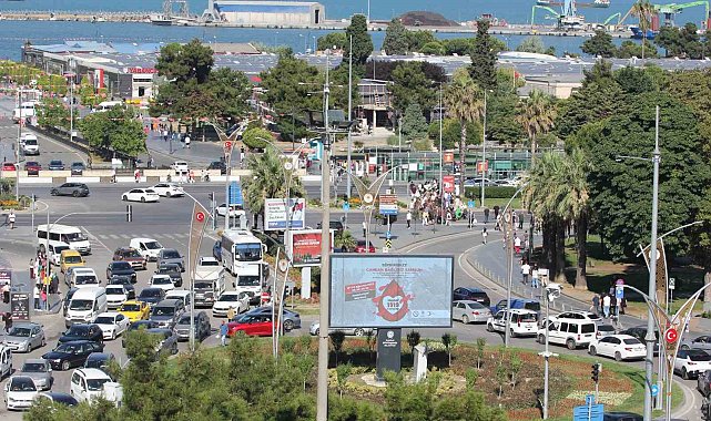 Samsun'da trafiğe kayıtlı araç sayısı 519 bini geçti