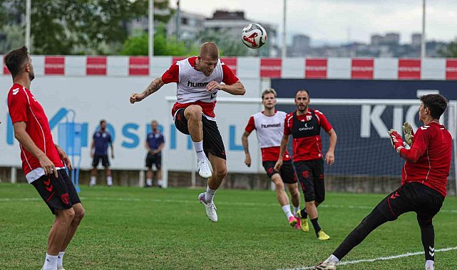 Samsunspor, Panathinaikos maçı hazırlıklarını sürdürdü