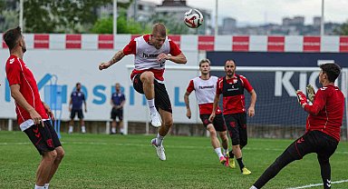Samsunspor, Panathinaikos maçı hazırlıklarını sürdürdü