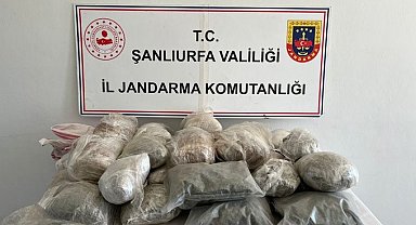 Şanlıurfa'da 26 kilo esrar ele geçirildi