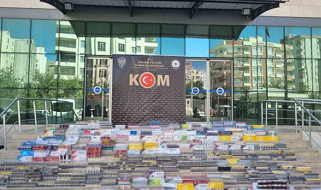 Şanlıurfa'da 55 bin paket kaçak sigara ele geçirildi: 10 gözaltı