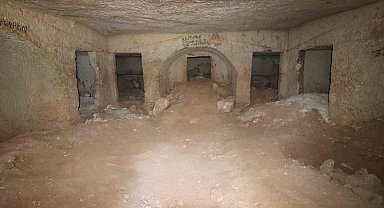 Şanlıurfa'da bulunan kaya mezarı kayıt altına alındı