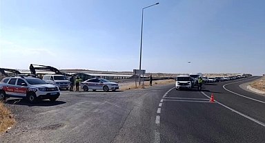 Şanlıurfa'da jandarmadan dron destekli trafik denetimi