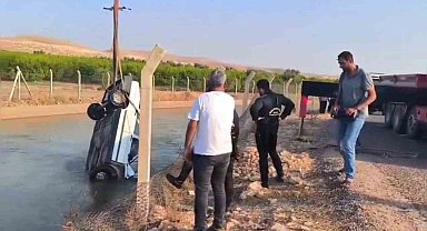 Şanlıurfa'da otomobil sulama kanalına düştü: 2 kişi kurtarıldı