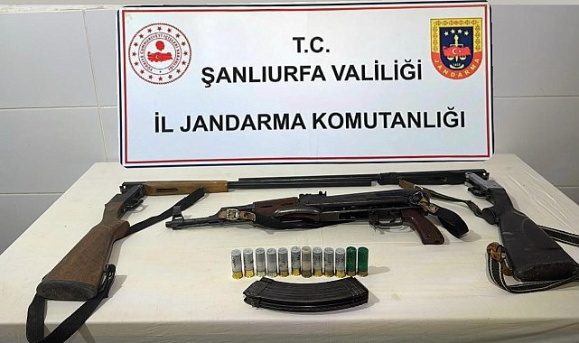 Şanlıurfa'da Ruhsatsız silah operasyonu: 3 gözaltı