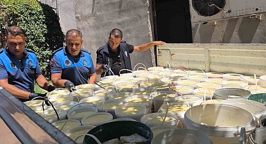 Şanlıurfa'da zabıtadan süt ürünleri imalathanesine baskın