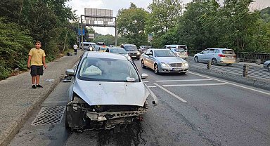 Sarıyer'de aşırı hız kaza getirdi: 1 yaralı