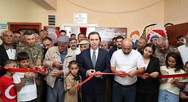 Şehit Yeşildemir'in adına köyünde kütüphane açıldı