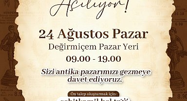 Şehitkamil Antika Pazarı kapılarını açıyor